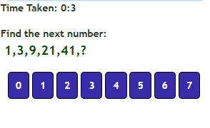 Math puzzle 3 level 2 intermediate brain teaser with complex number patterns and sequence logic