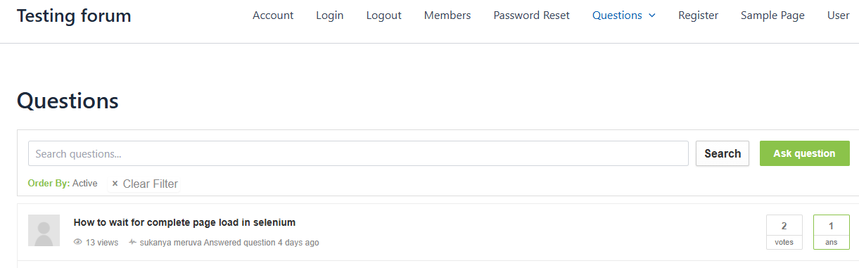 Software Testing forum for testing discussions