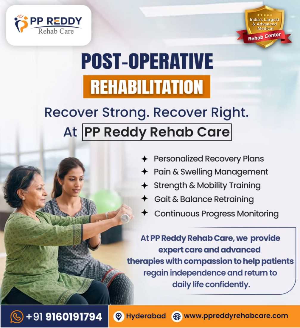 Post Surgery Rehab Centers in India