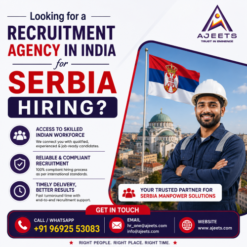 Looking for a Recruitment Agency in India for Serbia Hiring