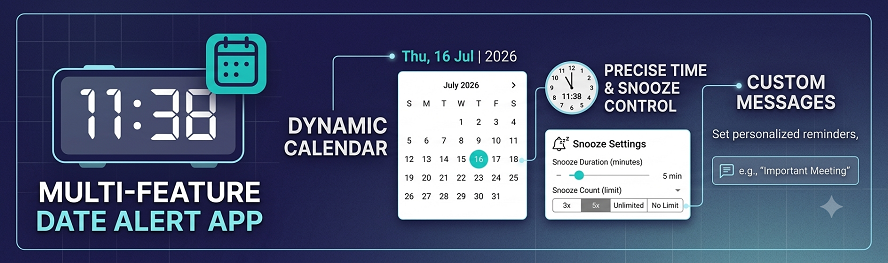 Smart Alarm Clock Android App