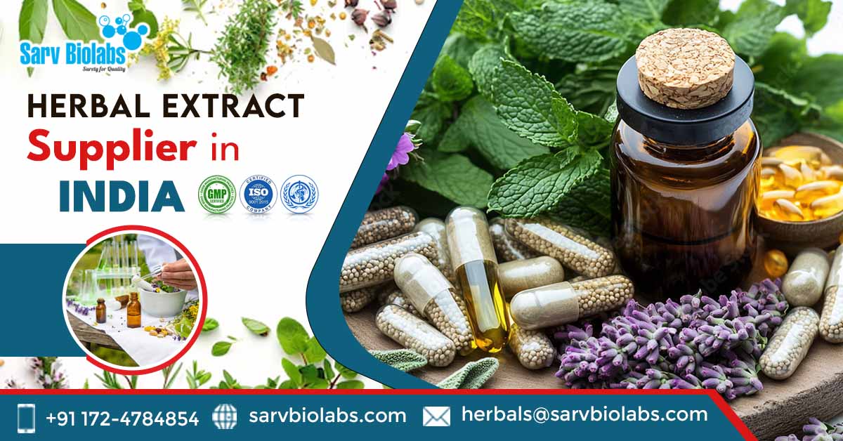 Sarv Biolabs  - Herbal Extracts Suppliers