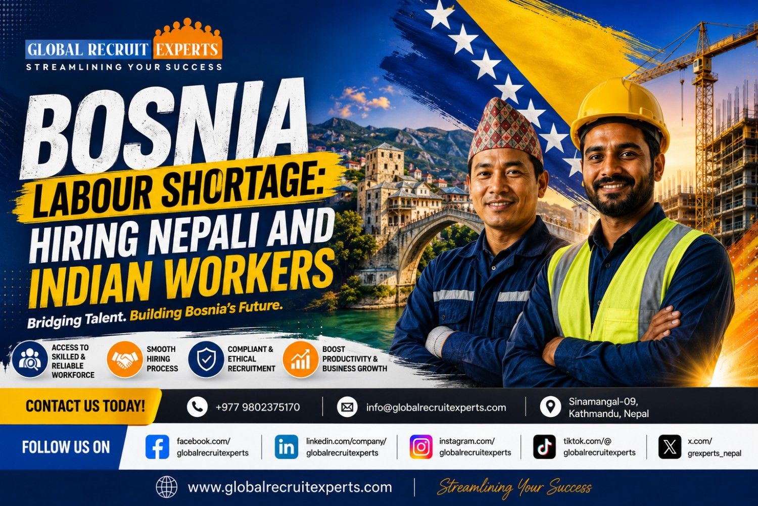Recruitment Agency for Bosnia and Herzegovina