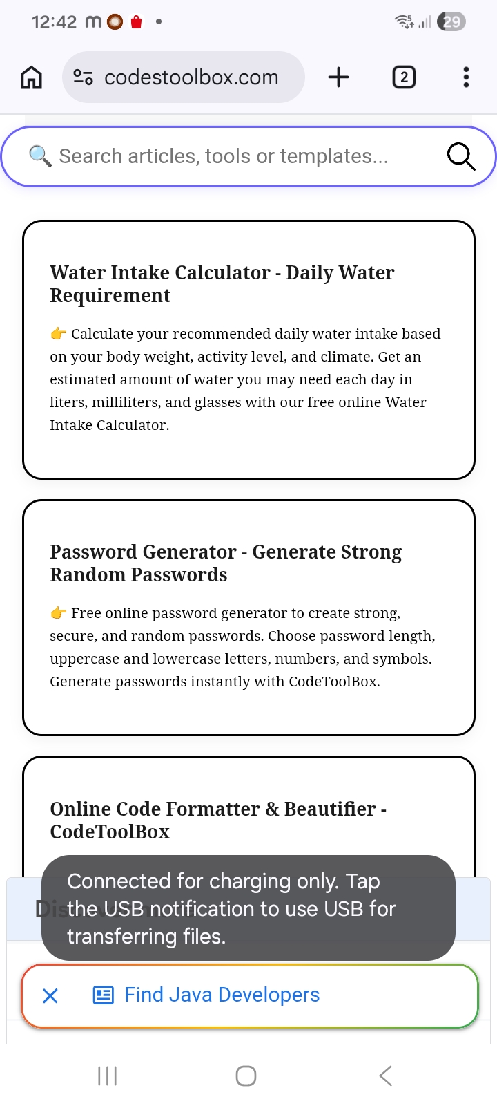 Want to have software tools for coding health and finance