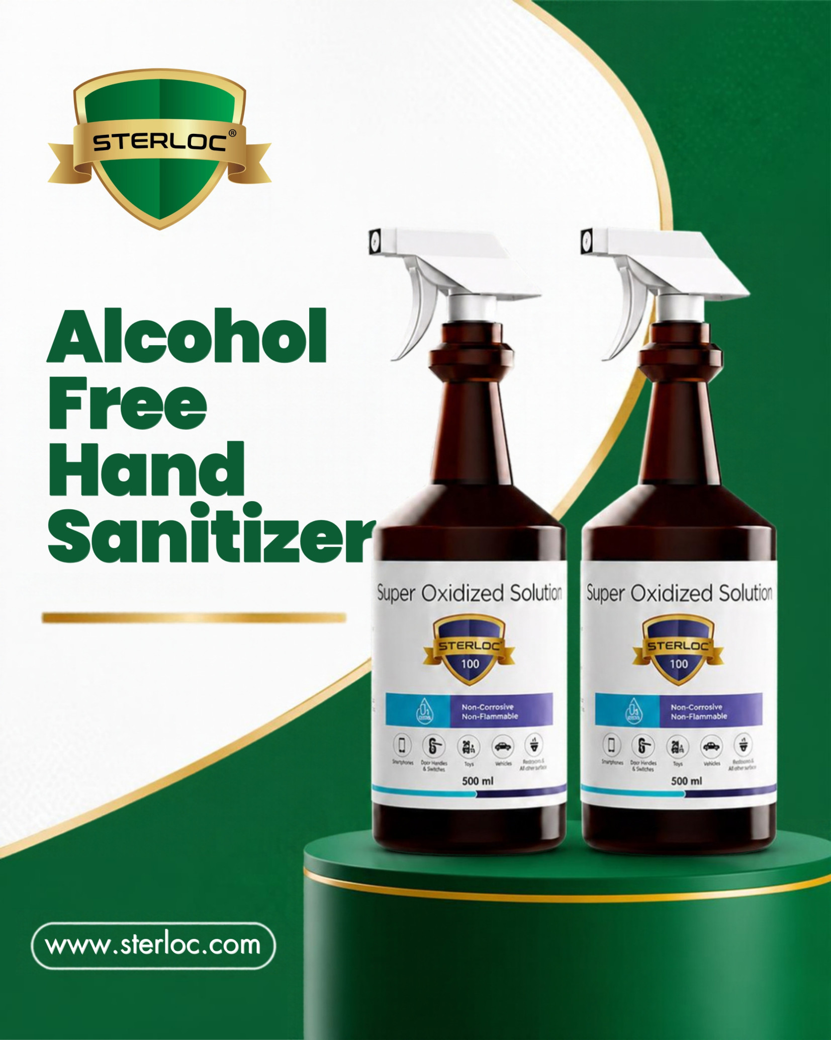 Gentle Alcohol Free Hand Sanitizer for Germ Protection