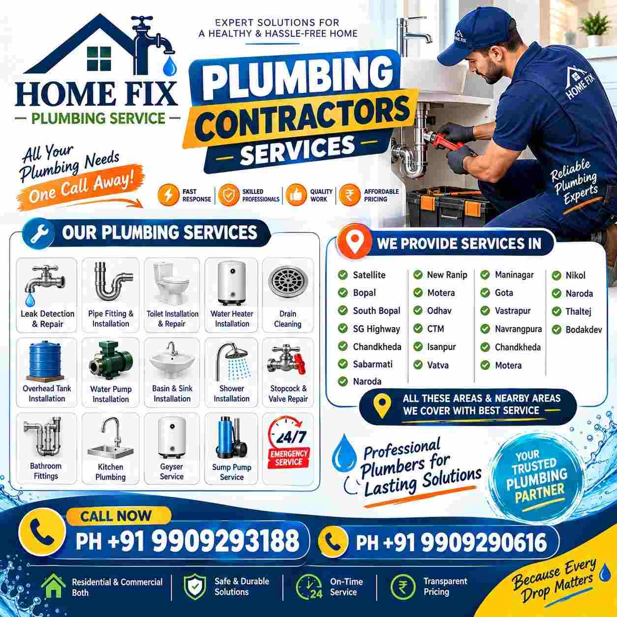 Expert Plumbing Contractors for Plumbing Repair