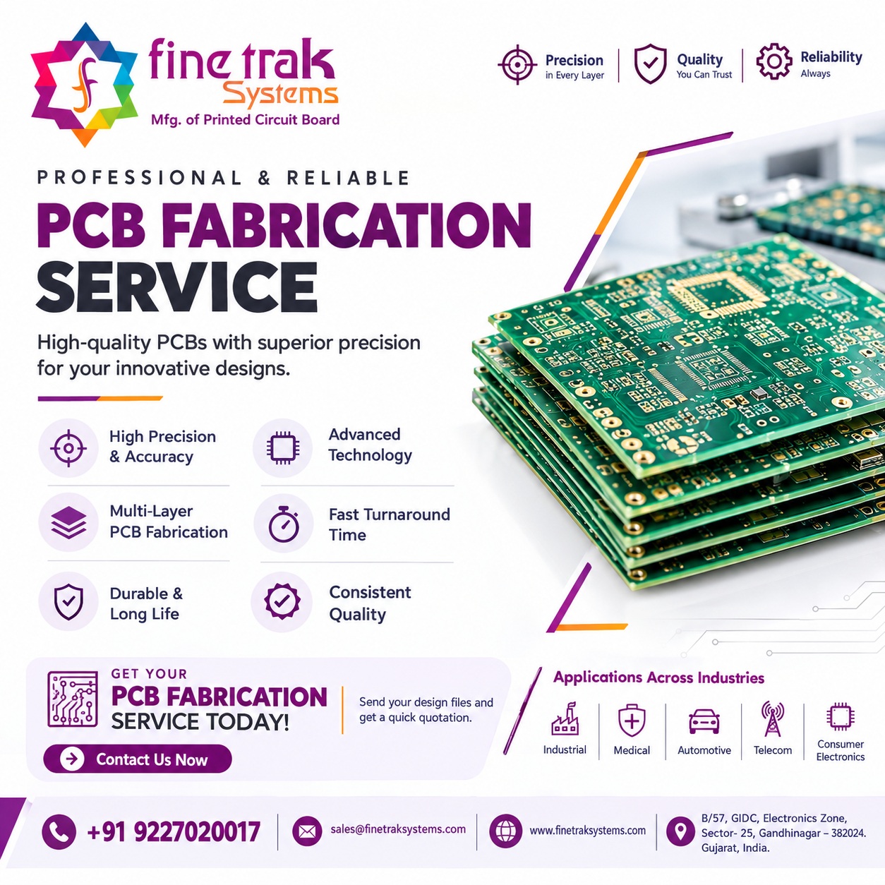 PCB Fabrication Manufacturer in Gandhinagar