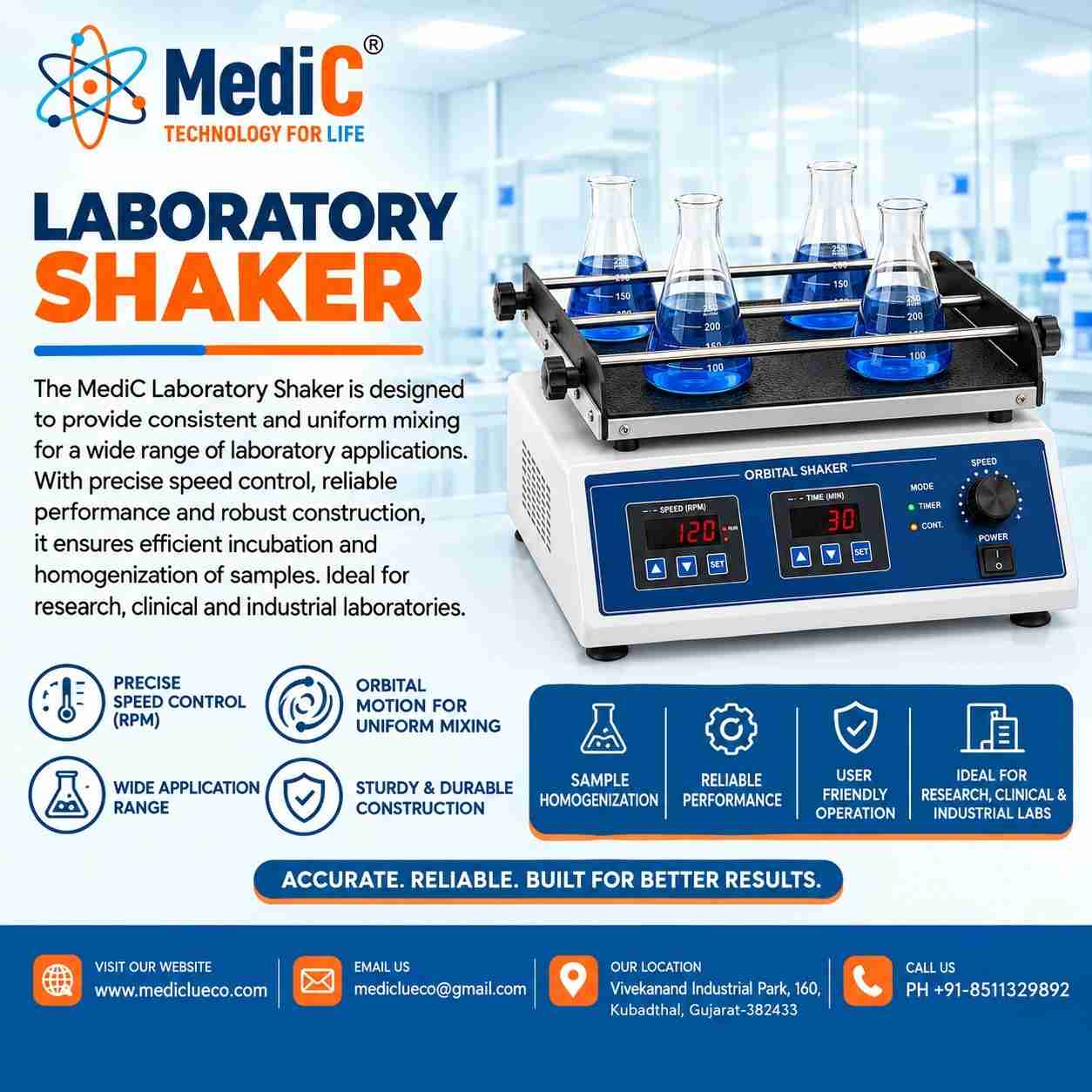 Laboratory Shaker Manufacturer and Supplier in India