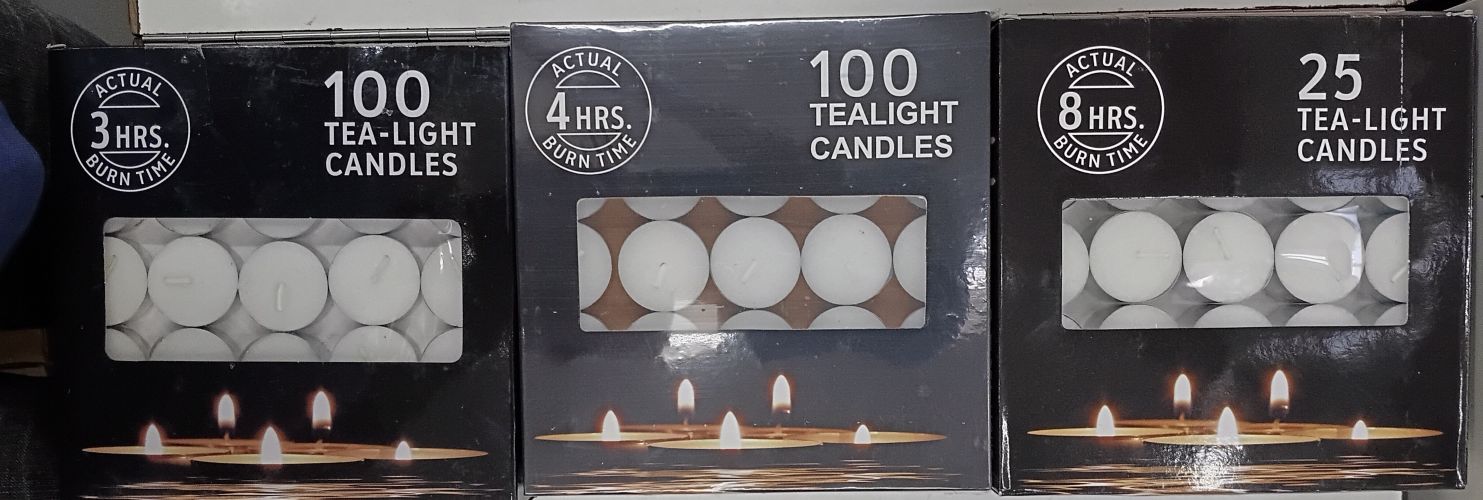 Tealight Candles 2 Hours AARYAH DECOR